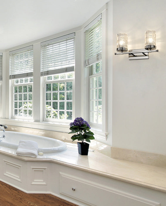 Vanity Z-Lite 344-2V-PN Polished Nickel Archer 2 Light Vanity Z-Lite