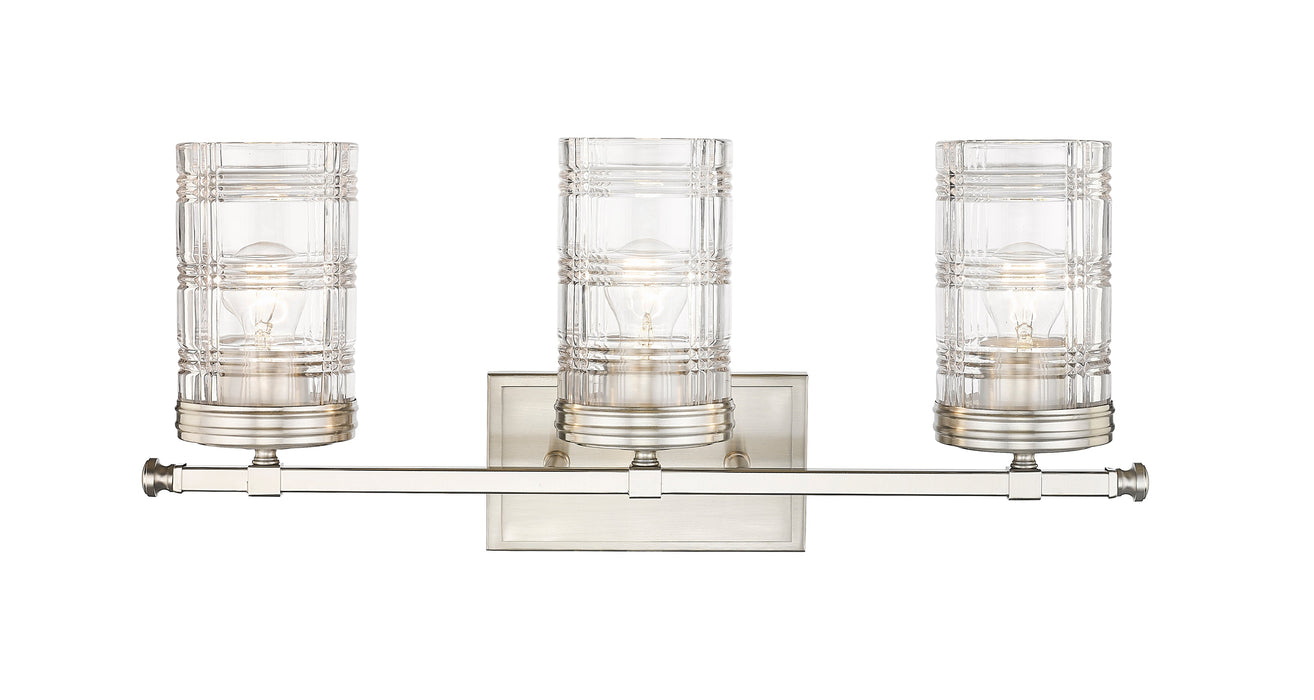 Vanity Z-Lite 344-3V-BN Brushed Nickel Archer 3 Light Vanity Z-Lite