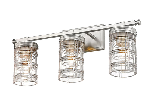 Vanity Z-Lite 344-3V-BN Brushed Nickel Archer 3 Light Vanity Z-Lite