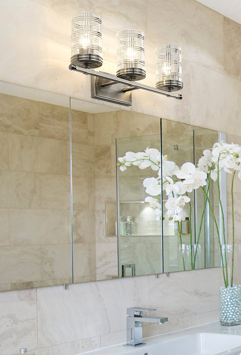 Vanity Z-Lite 344-3V-BN Brushed Nickel Archer 3 Light Vanity Z-Lite