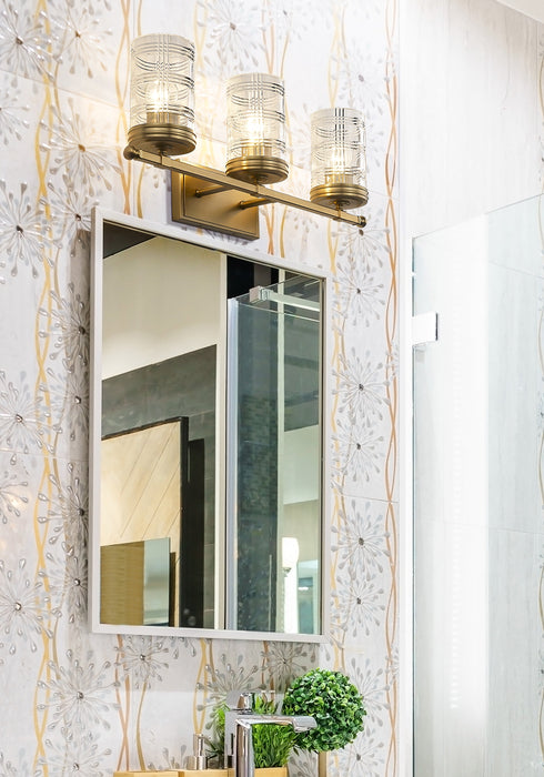 Vanity Z-Lite 344-3V-HG Heirloom Gold Archer 3 Light Vanity Z-Lite