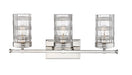 Vanity Z-Lite 344-3V-PN Polished Nickel Archer 3 Light Vanity Z-Lite