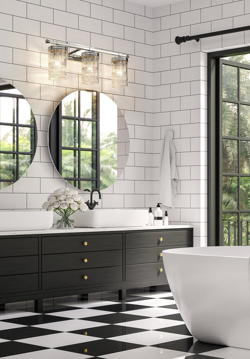 Vanity Z-Lite 344-3V-PN Polished Nickel Archer 3 Light Vanity Z-Lite