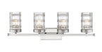 Vanity Z-Lite 344-4V-PN Polished Nickel Archer 4 Light Vanity Z-Lite