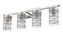 Vanity Z-Lite 344-4V-PN Polished Nickel Archer 4 Light Vanity Z-Lite