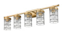 Vanity Z-Lite 344-5V-HG Heirloom Gold Archer 5 Light Vanity Z-Lite