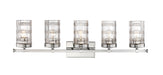 Vanity Z-Lite 344-5V-PN Polished Nickel Archer 5 Light Vanity Z-Lite