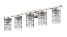 Vanity Z-Lite 344-5V-PN Polished Nickel Archer 5 Light Vanity Z-Lite