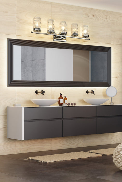 Vanity Z-Lite 344-5V-PN Polished Nickel Archer 5 Light Vanity Z-Lite