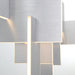 Eurofase 38044-030 Coburg 42" Anodized Silver LED Chandelier