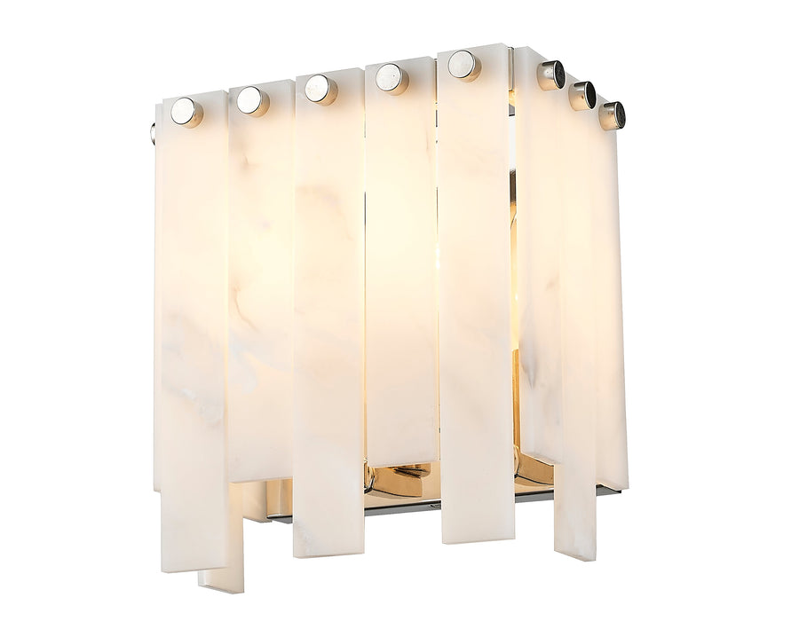 Wall Sconce Z-Lite 345-2S-PN Polished Nickel Viviana 2 Light Wall Sconce Z-Lite