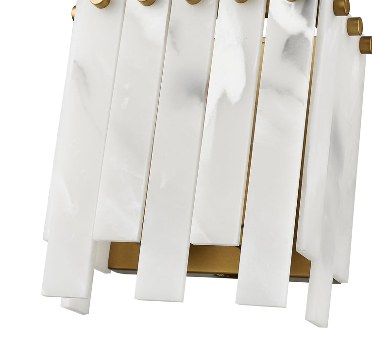 Wall Sconce Z-Lite 345-2S-RB Rubbed Brass Viviana 2 Light Wall Sconce Z-Lite