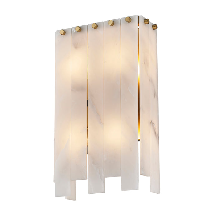 Wall Sconce Z-Lite 345-4S-RB Rubbed Brass Viviana 4 Light Wall Sconce Z-Lite