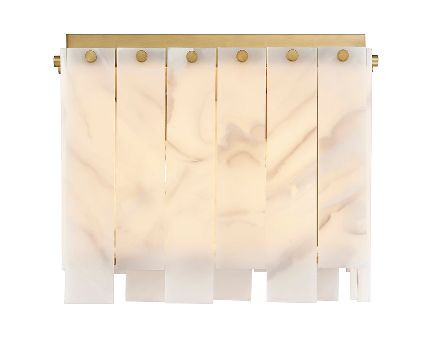 Flush Mount Z-Lite 345F13-RB Rubbed Brass Viviana 4 Light Flush Mount Z-Lite