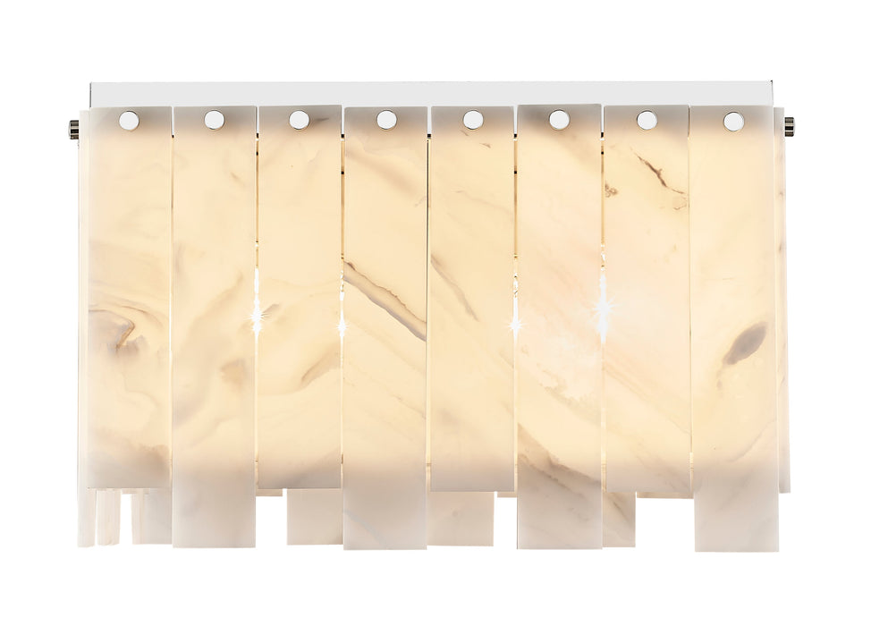 Flush Mount Z-Lite 345F17-PN Polished Nickel Viviana 6 Light Flush Mount Z-Lite