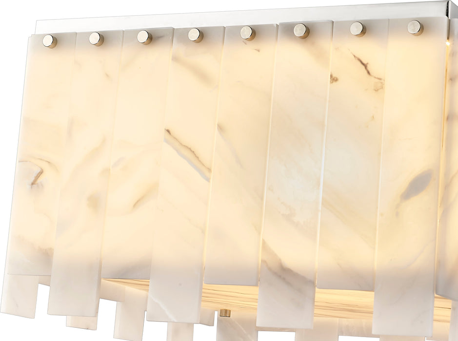 Flush Mount Z-Lite 345F17-PN Polished Nickel Viviana 6 Light Flush Mount Z-Lite