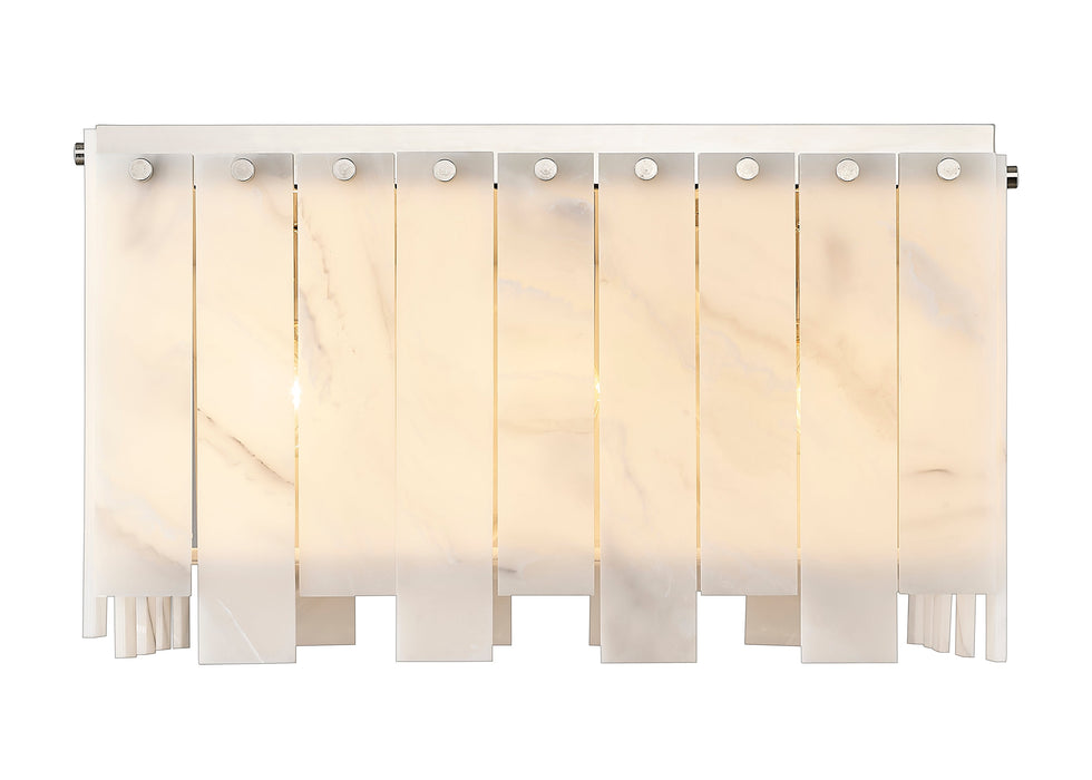 Flush Mount Z-Lite 345F20-PN Polished Nickel Viviana 9 Light Flush Mount Z-Lite