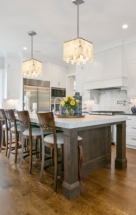 Pendant Z-Lite 345P12-PN Polished Nickel Viviana 1 Light Pendant Z-Lite