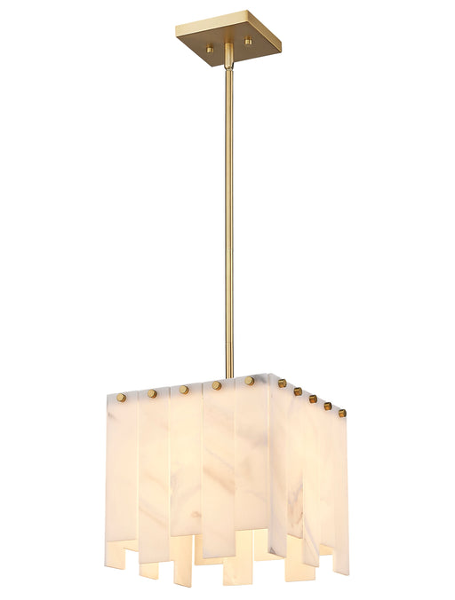 Pendant Z-Lite 345P12-RB Rubbed Brass Viviana 1 Light Pendant Z-Lite
