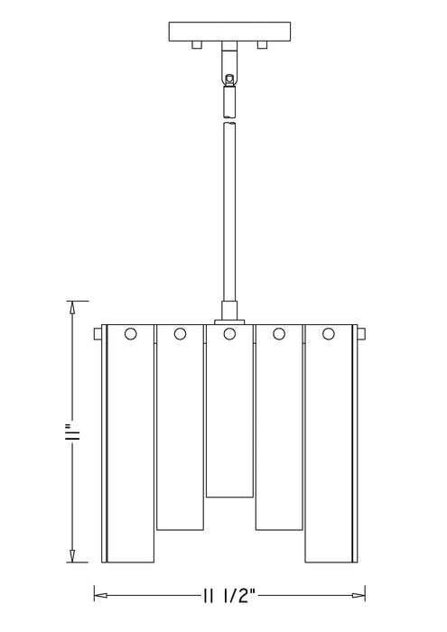 Pendant Z-Lite 345P12-RB Rubbed Brass Viviana 1 Light Pendant Z-Lite