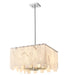 Chandelier Z-Lite 345P20-PN Polished Nickel Viviana 8 Light Chandelier Z-Lite
