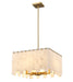 Chandelier Z-Lite 345P20-RB Rubbed Brass Viviana 8 Light Chandelier Z-Lite
