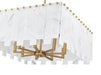 Chandelier Z-Lite 345P26-RB Rubbed Brass Viviana 8 Light Chandelier Z-Lite
