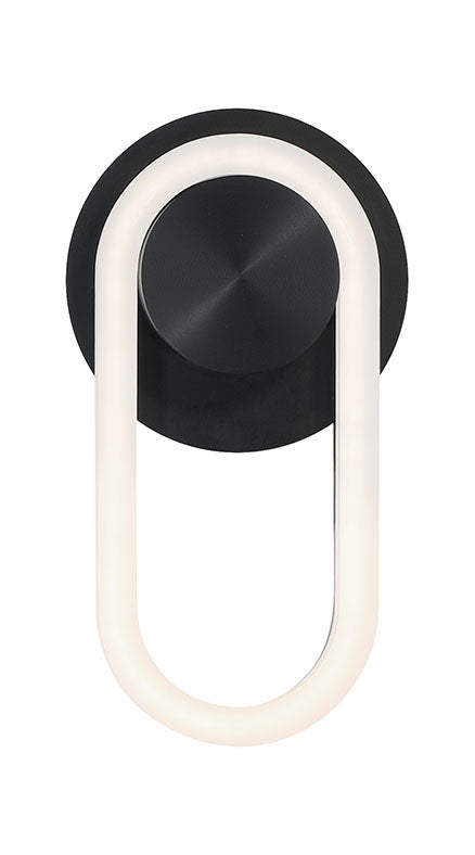 Eurofase 49259-018 Swing 10" Matte Black LED Outdoor Wall Light