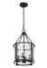 Pendant Z-Lite 346P12-MB Matte Black Barrington 4 Light Pendant Z-Lite