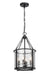 Pendant Z-Lite 346P12-MB Matte Black Barrington 4 Light Pendant Z-Lite