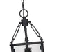 Pendant Z-Lite 346P8-MB Matte Black Barrington 1 Light Pendant Z-Lite