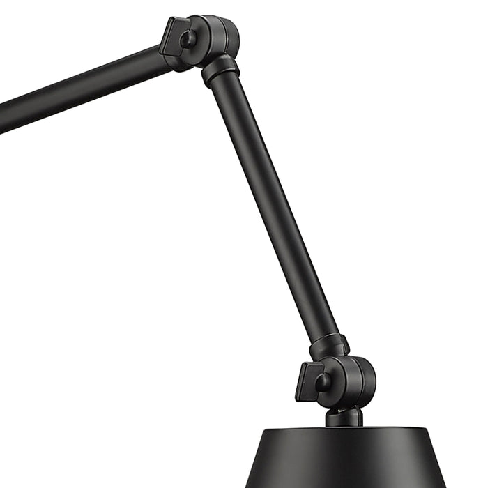 Wall Sconce Z-Lite 347S-MB Matte Black Regent 1 Light Wall Sconce Z-Lite