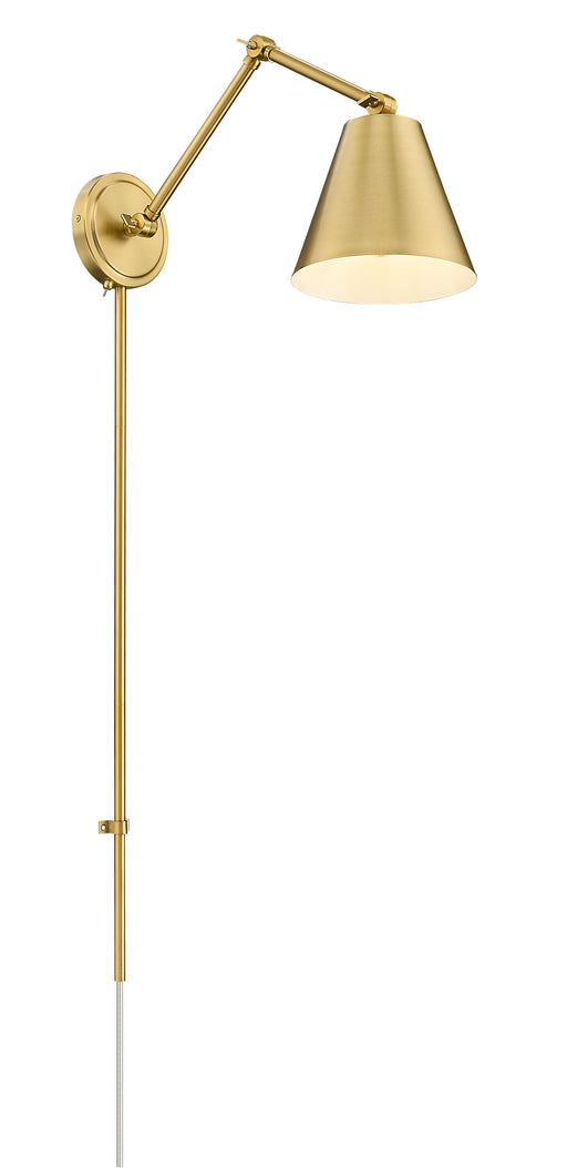 Wall Sconce Z-Lite 347S-MGLD Modern Gold Regent 1 Light Wall Sconce Z-Lite