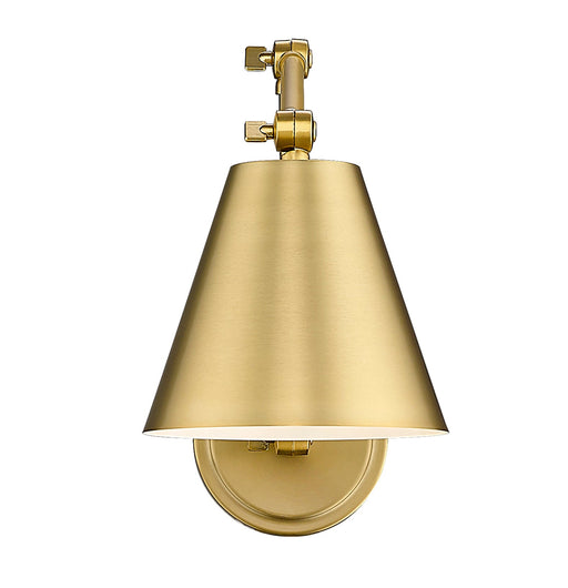 Wall Sconce Z-Lite 347S-MGLD Modern Gold Regent 1 Light Wall Sconce Z-Lite