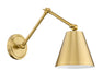 Wall Sconce Z-Lite 347S-MGLD Modern Gold Regent 1 Light Wall Sconce Z-Lite
