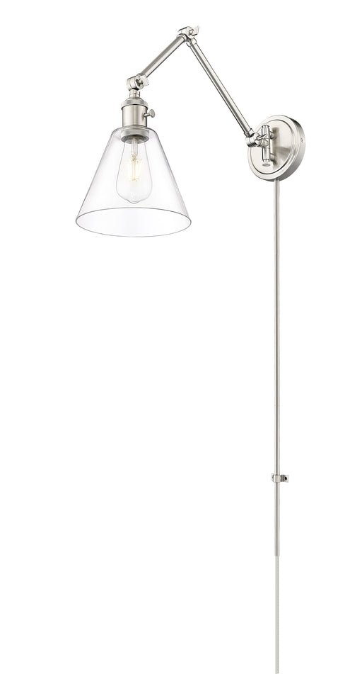 Wall Sconce Z-Lite 348S-BN Brushed Nickel Gayson 1 Light Wall Sconce Z-Lite