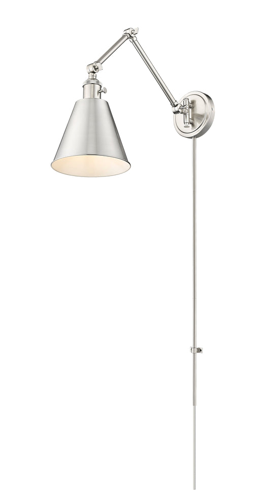 Wall Sconce Z-Lite 349S-BN Brushed Nickel Gayson 1 Light Wall Sconce Z-Lite