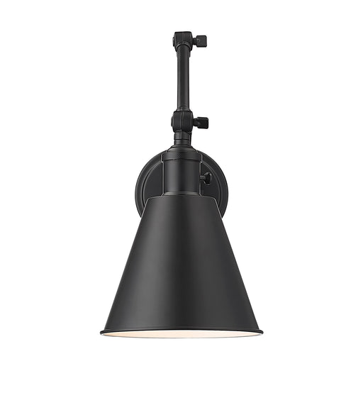 Wall Sconce Z-Lite 349S-MB Matte Black Gayson 1 Light Wall Sconce Z-Lite