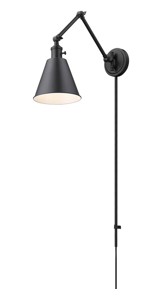 Wall Sconce Z-Lite 349S-MB Matte Black Gayson 1 Light Wall Sconce Z-Lite
