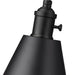 Wall Sconce Z-Lite 349S-MB Matte Black Gayson 1 Light Wall Sconce Z-Lite
