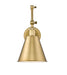 Wall Sconce Z-Lite 349S-MGLD Modern Gold Gayson 1 Light Wall Sconce Z-Lite