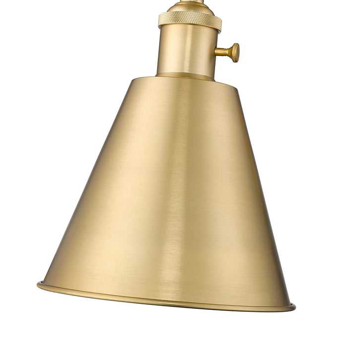 Wall Sconce Z-Lite 349S-MGLD Modern Gold Gayson 1 Light Wall Sconce Z-Lite