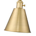 Wall Sconce Z-Lite 349S-MGLD Modern Gold Gayson 1 Light Wall Sconce Z-Lite