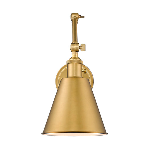 Wall Sconce Z-Lite 349S-RB Rubbed Brass Gayson 1 Light Wall Sconce Z-Lite