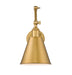 Wall Sconce Z-Lite 349S-RB Rubbed Brass Gayson 1 Light Wall Sconce Z-Lite