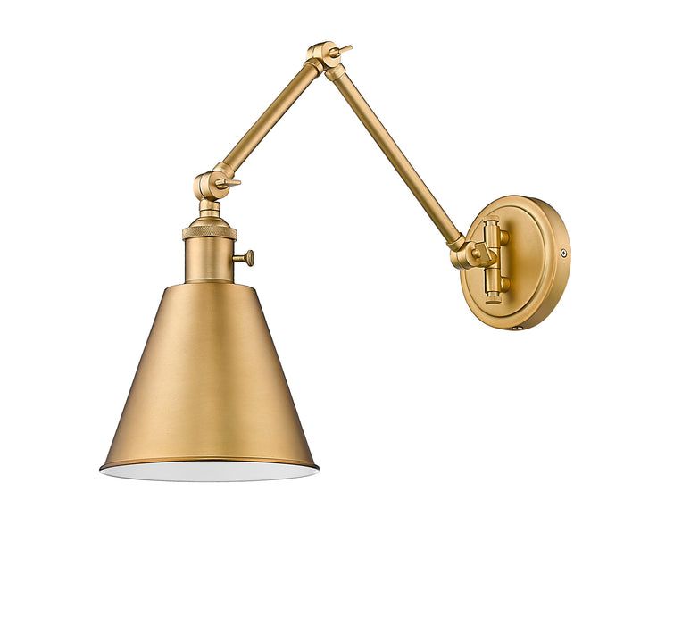 Wall Sconce Z-Lite 349S-RB Rubbed Brass Gayson 1 Light Wall Sconce Z-Lite