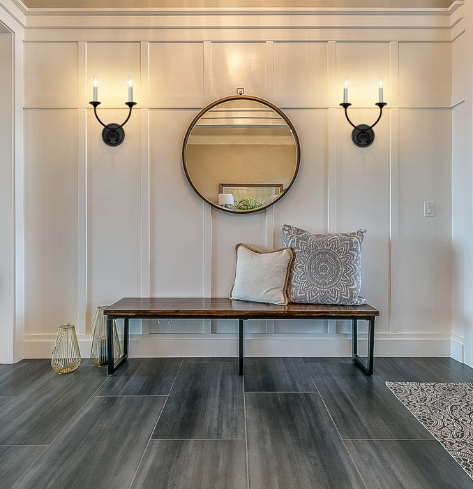 Wall Sconce Z-Lite 3500-2S-MB Matte Black Arabella 2 Light Wall Sconce Z-Lite