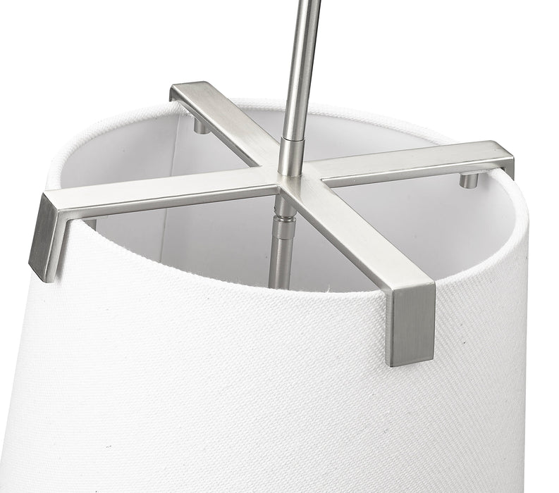 Pendant Z-Lite 3501P13-BN Brushed Nickel Weston 3 Light Pendant Z-Lite