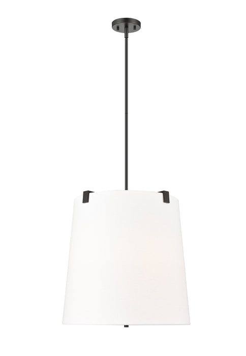 Pendant Z-Lite 3501P18-MB Matte Black Weston 5 Light Pendant Z-Lite