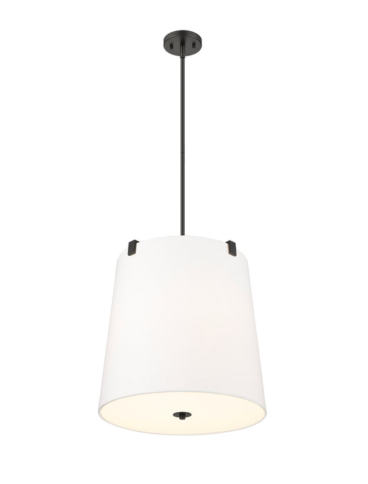 Pendant Z-Lite 3501P18-MB Matte Black Weston 5 Light Pendant Z-Lite